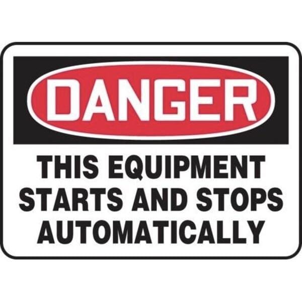 Accuform OSHA DANGER SAFETY SIGNTHIS MEQM088XT MEQM088XT - main